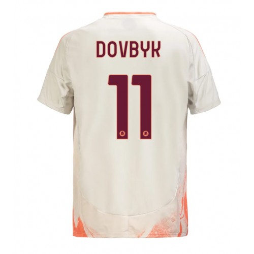 Pánský Fotbalový dres AS Roma Artem Dovbyk #11 2024-25 Venkovní Krátký Rukáv